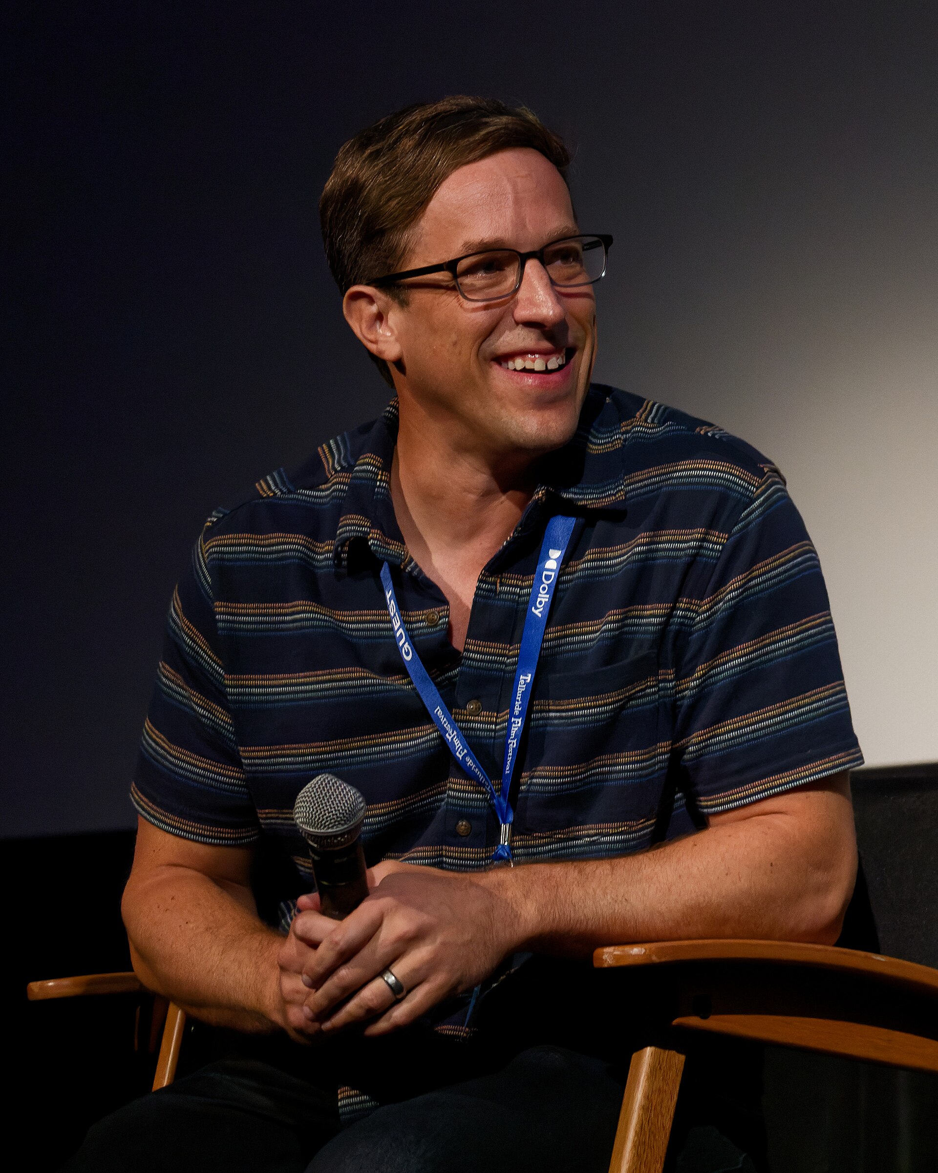 Josh Greenbaum, director, at the 2024 Telluride Film Festival for a screening of the movie, Will & Harper.