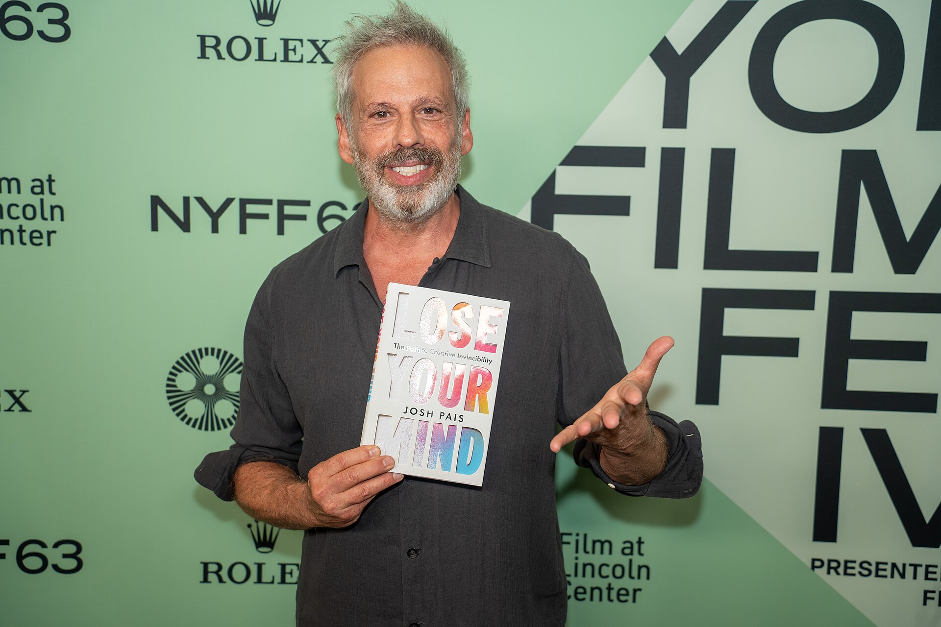 Josh Pais, actor, at the 63rd annual New York Film Festival at Lincoln Center in 2025 for the film Blue Moon