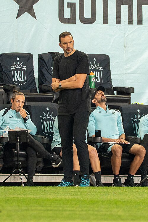 Juan Carlos Amorós during Gotham FC vs San Diego Wave on 5.16.25