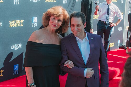 Jules Urbach & Robin Curtis at the 53rd Saturn Awards