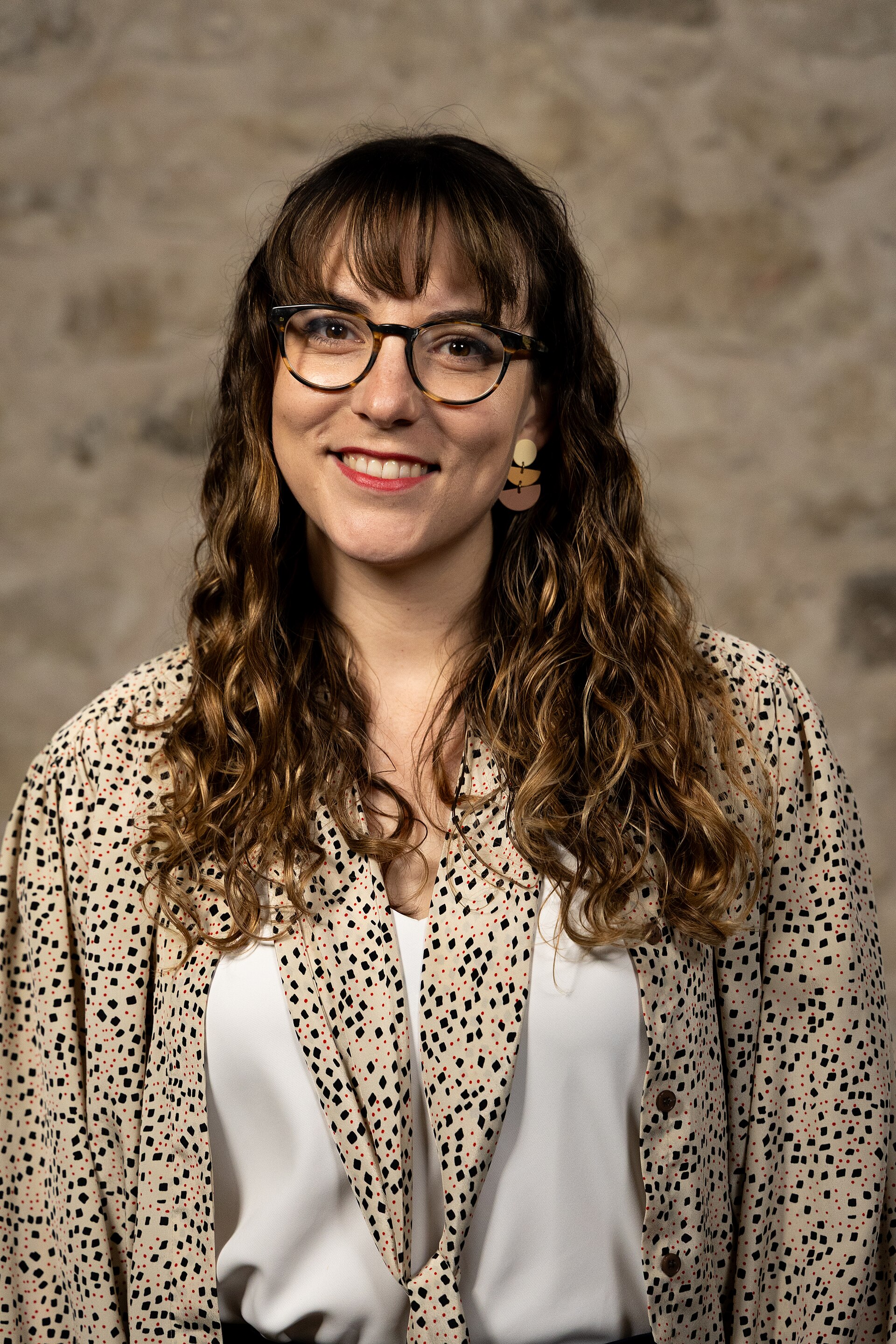Julia Elaine Walker, Head of Production & Senior Producer, at the WikiPortraits studio at the 2025 SXSW Festival.