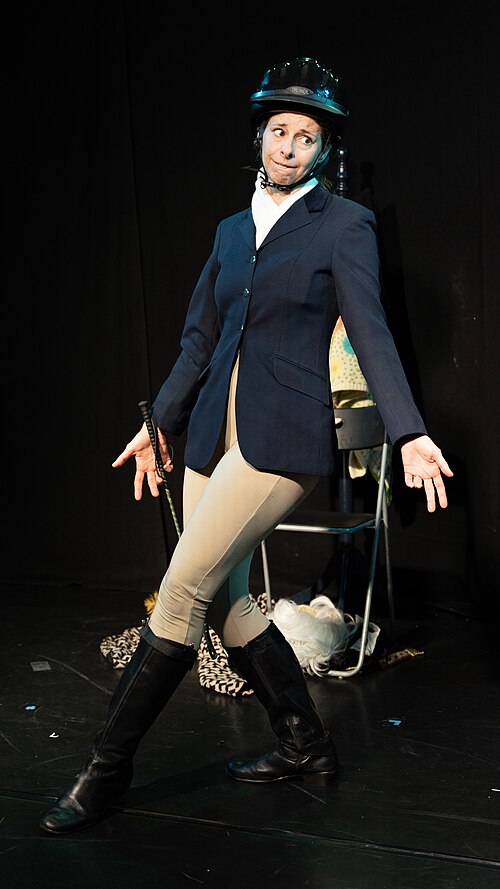 Julia Vanderveen at the 2024 Edinburgh Festival Fringe for My Grandmother’s Eyepatch