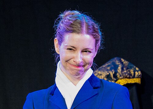 Julia Vanderveen at the 2024 Edinburgh Festival Fringe for My Grandmother’s Eyepatch