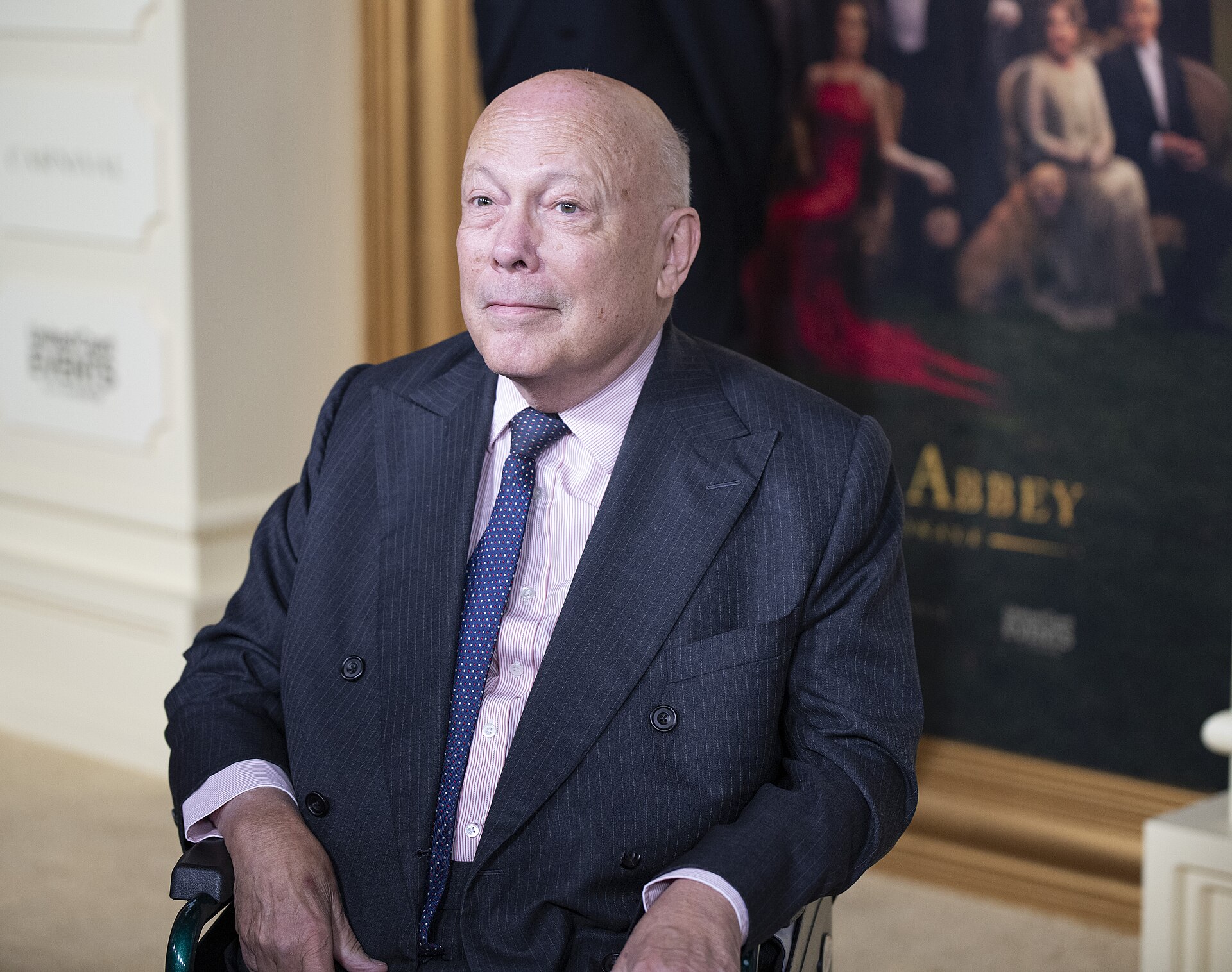 Julian Fellowes at September 2025 Downton Abbey: The Grand Finale Premiere in New York.