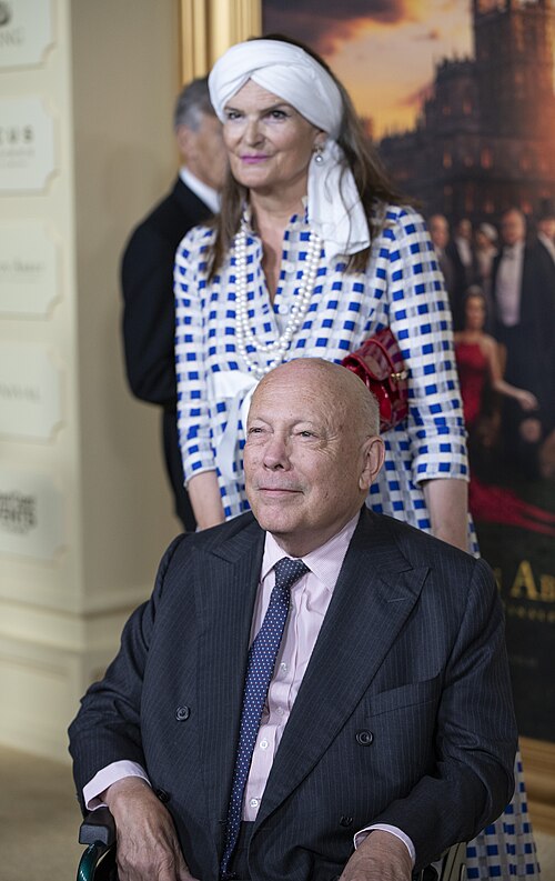 Julian Fellowes at September 2025 Downton Abbey: The Grand Finale Premiere in New York.