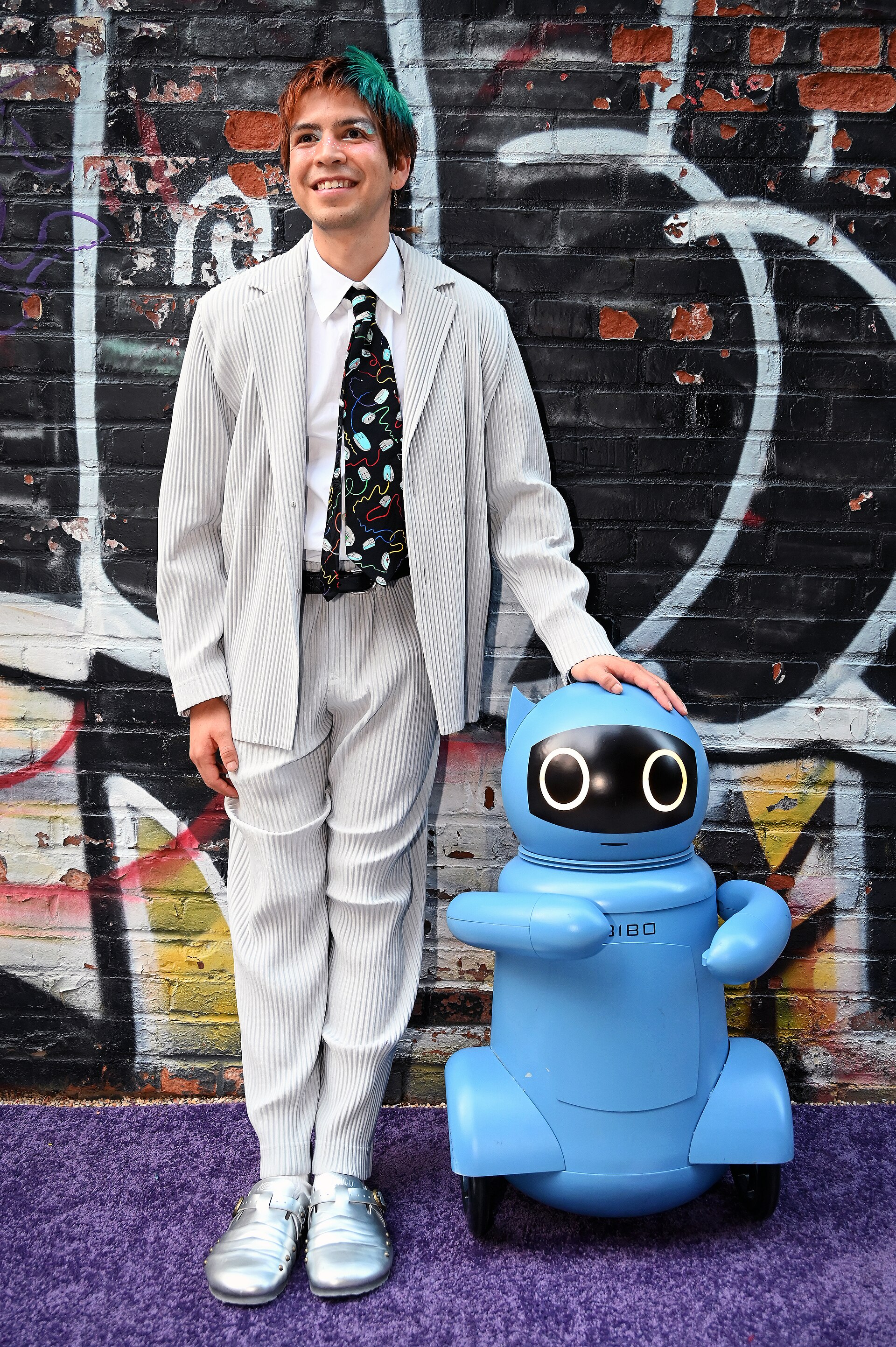 Julio Torres & Bibo at the Off-Broadway Opening Night of "Color Theories," 2025