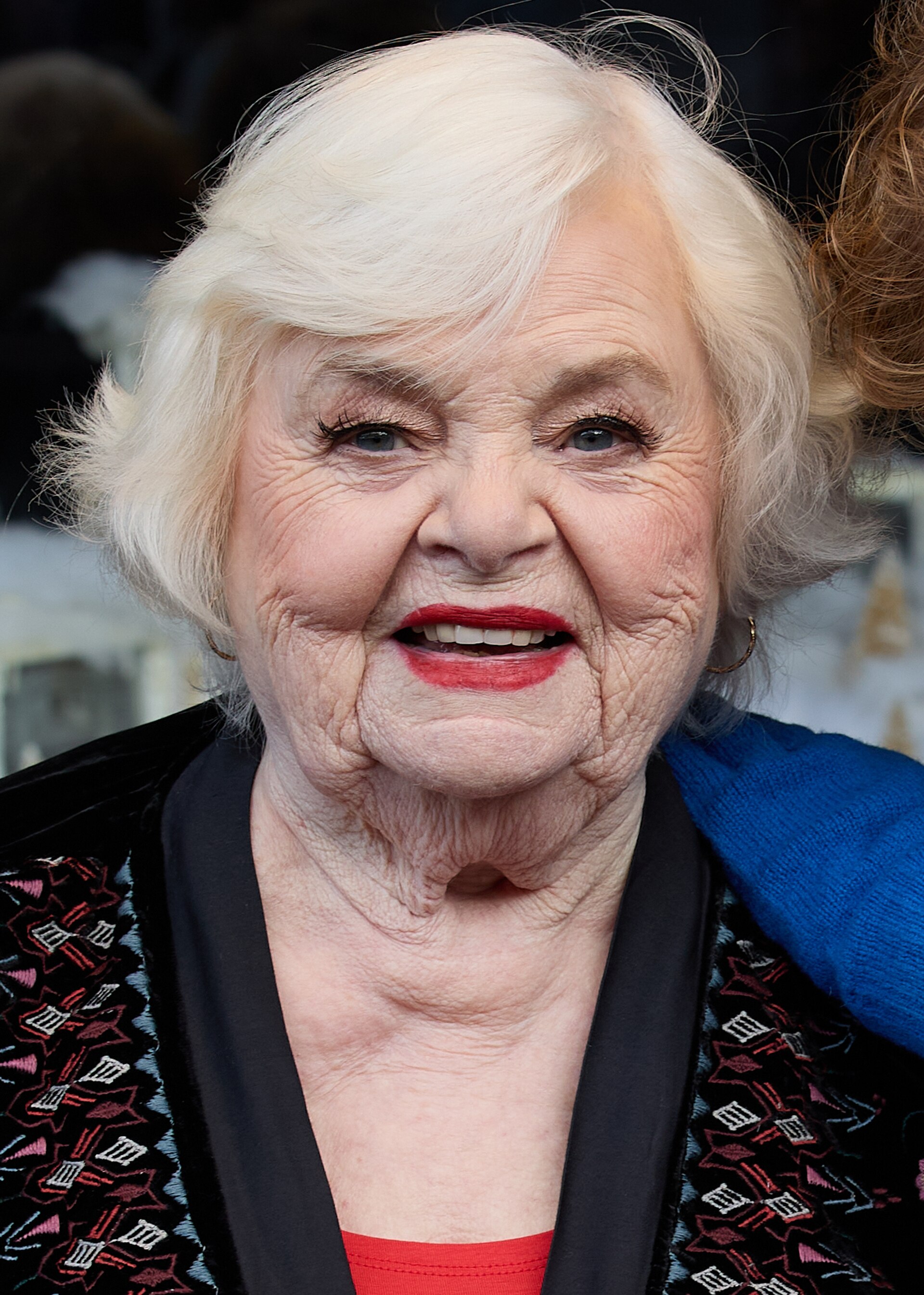 American actor June Squibb entering the Egyptian Theatre in Park City for the premiere of the movie Thelma on January 19, 2024