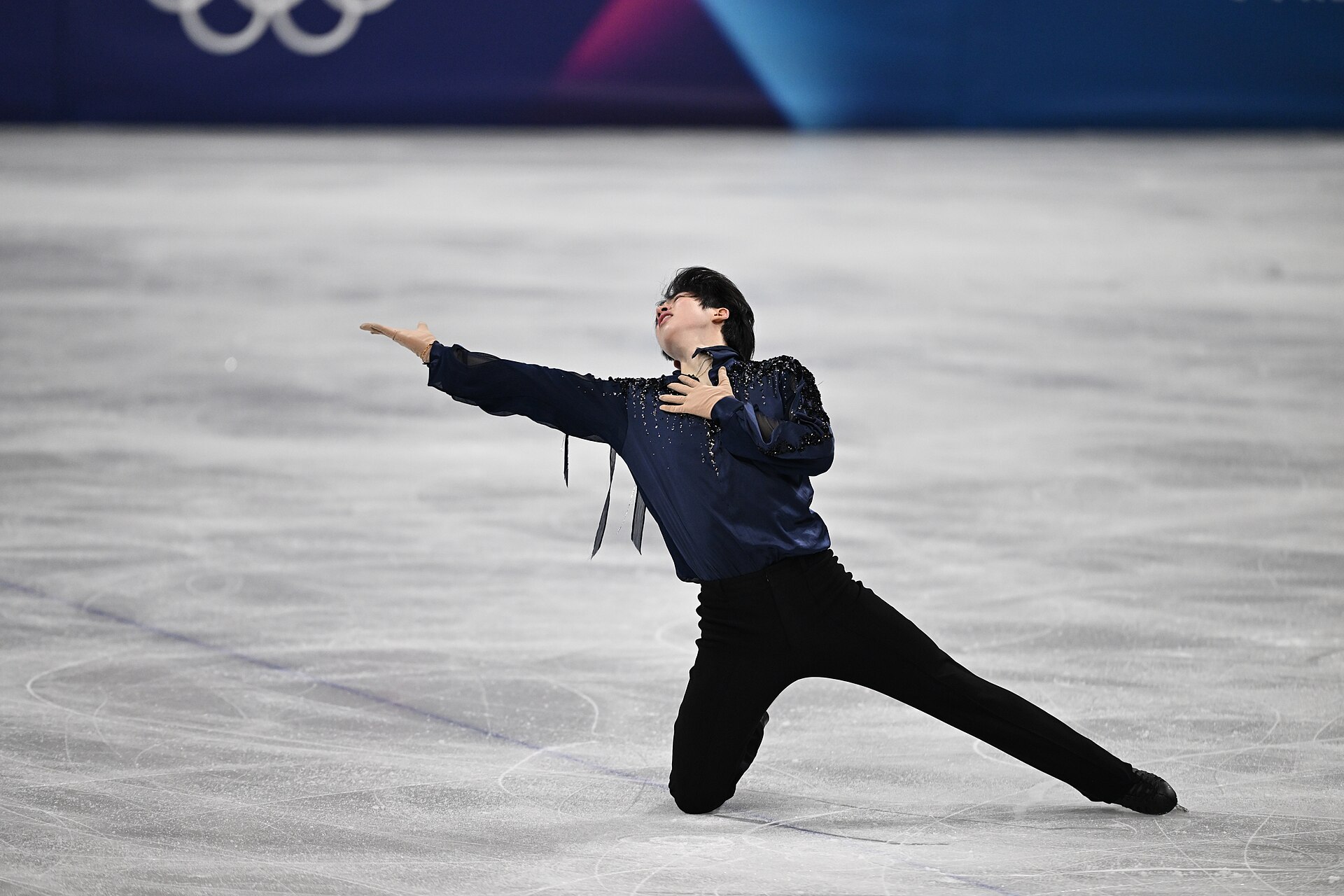 MILAN, ITALY - 10 FEBRUARY 2026: Junhwan Cha of South Korea competes during the Figure Skating Men Single Skating Short Program at the Olympic Winter Games Milano Cortina 2026 Milano Ice Skating Arena on February 10, 2026 in Milan, Italy