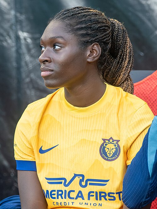 KK Ream during Gotham FC vs Utah Royals on Aug 23 2025