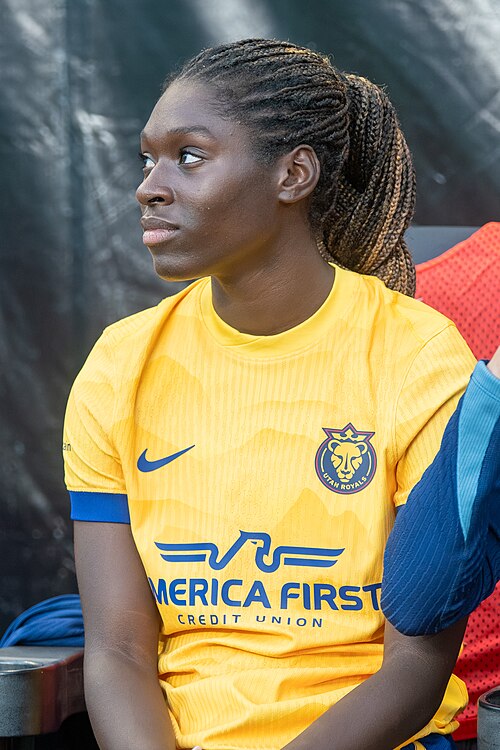 KK Ream during Gotham FC vs Utah Royals on Aug 23 2025