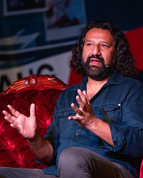 Kadafi Zaman at the True Crime festival in Arendal, Norway, 2025