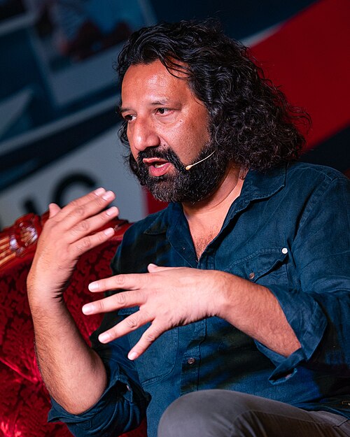 Kadafi Zaman at the True Crime festival in Arendal, Norway, 2025