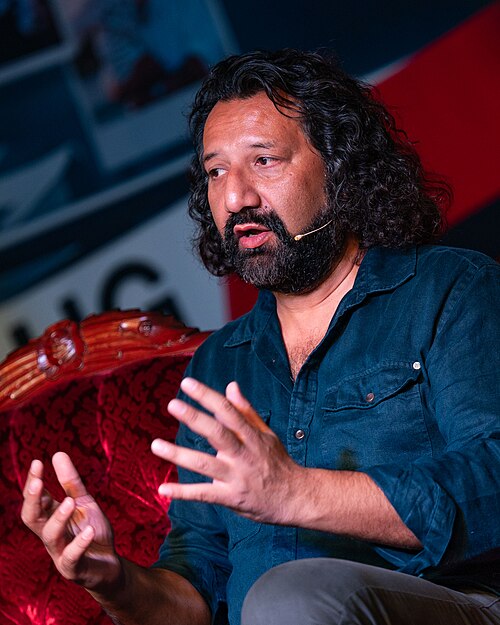 Kadafi Zaman at the True Crime festival in Arendal, Norway, 2025