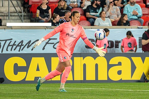 Kailen Sheridan during Gotham FC vs San Diego Wave on 5.16.25