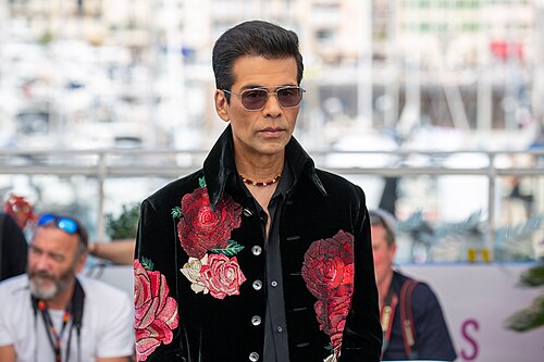Karan Johar at 2025 Cannes Homebound Photocall