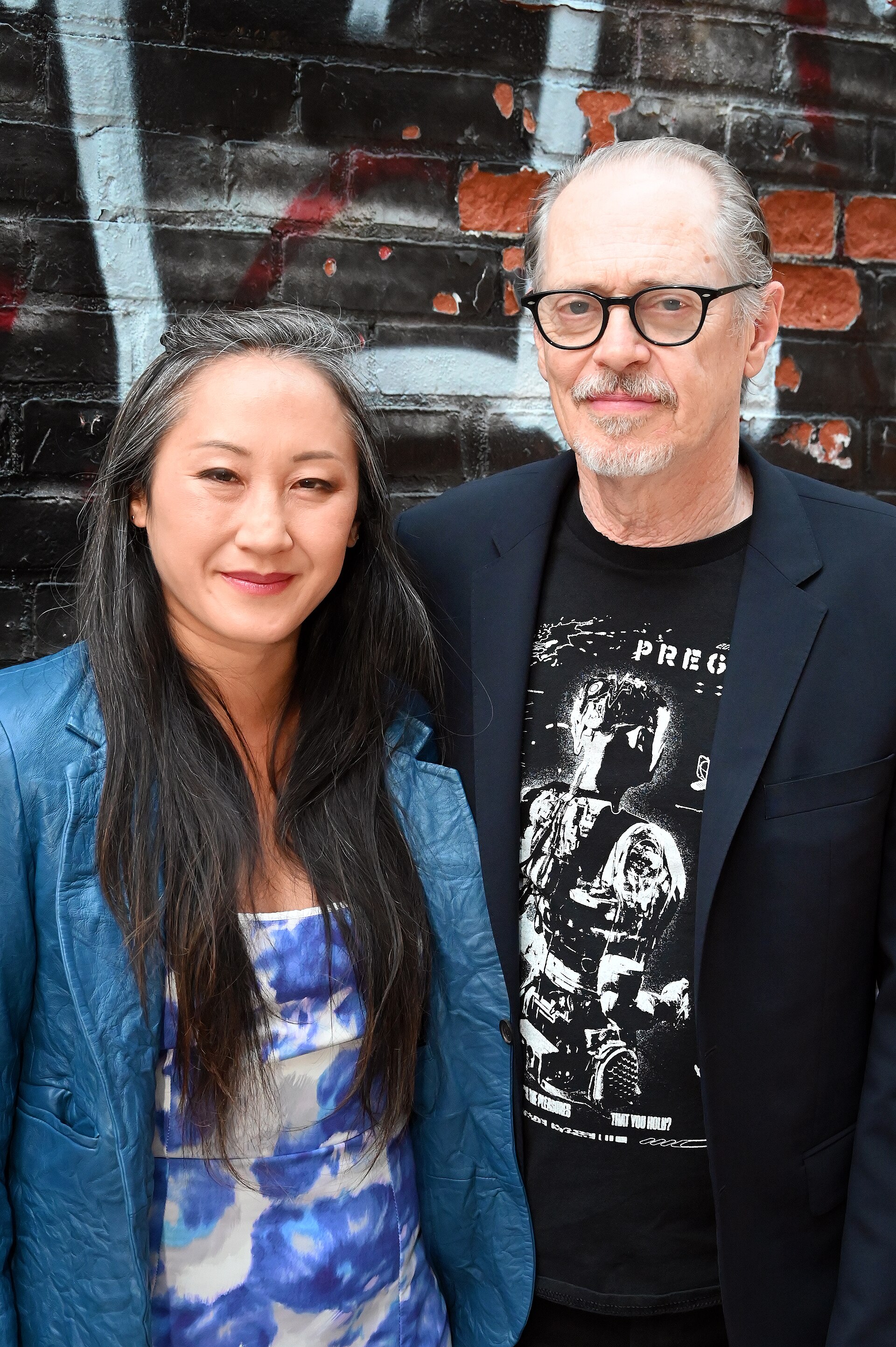 Karen Ho & Steve Buscemi at the Off-Broadway Opening Night of "Color Theories," 2025