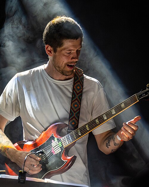 Karl Bjorå with AiR Ole Mofjell at the inaugural Kristiansand Jazzfestival, 2025