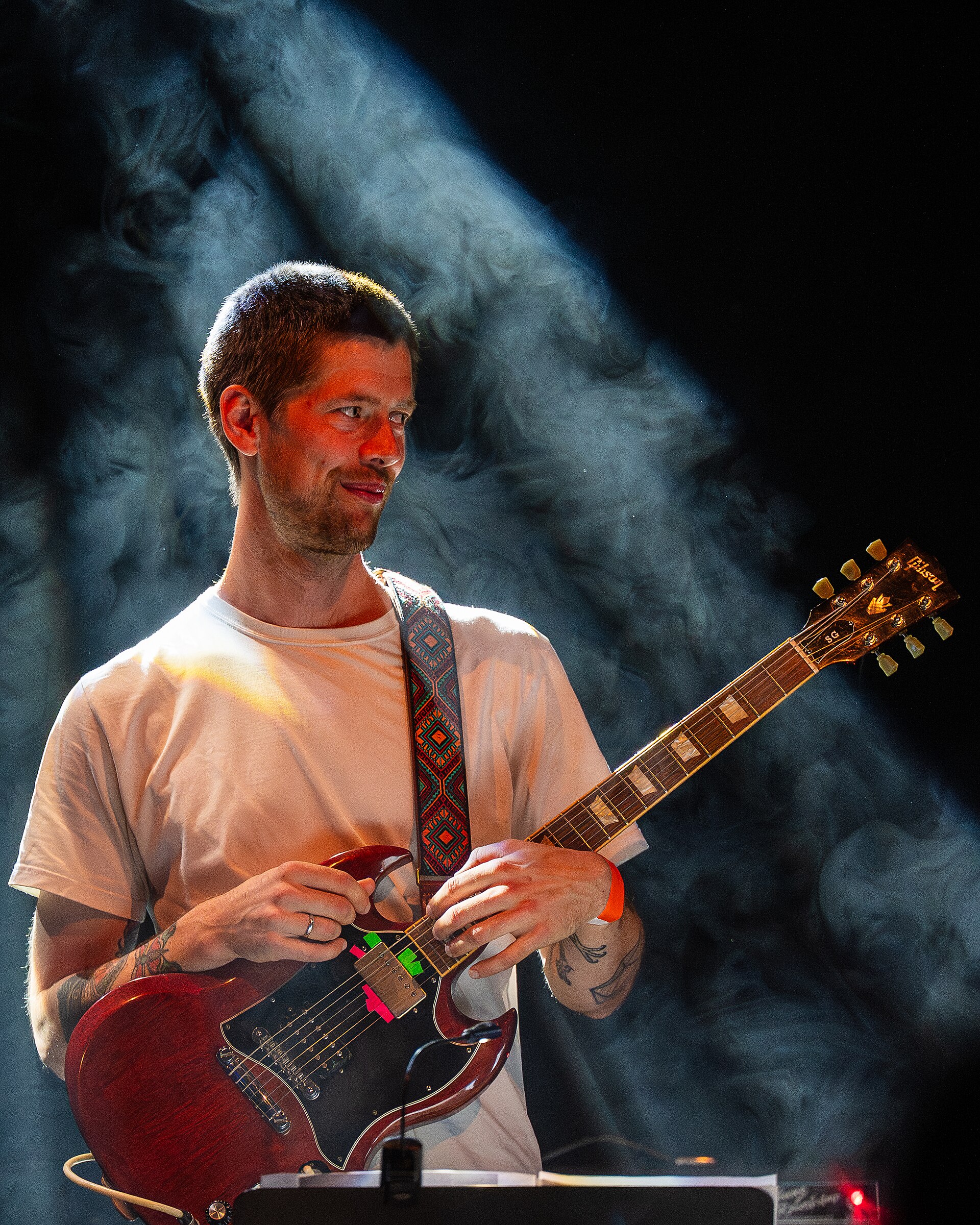 Karl Bjorå with AiR Ole Mofjell at the inaugural Kristiansand Jazzfestival, 2025