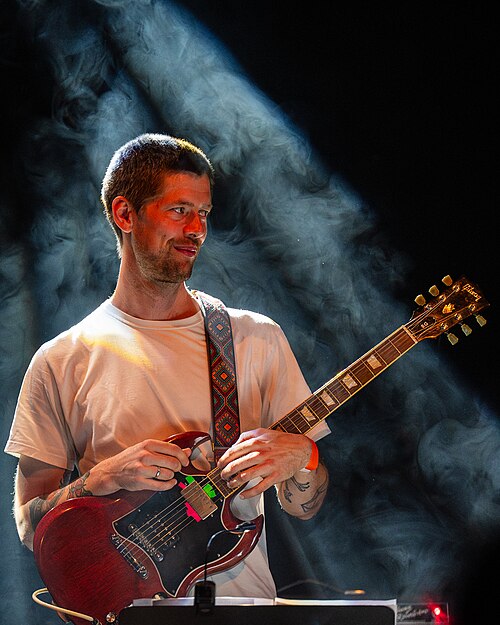 Karl Bjorå with AiR Ole Mofjell at the inaugural Kristiansand Jazzfestival, 2025