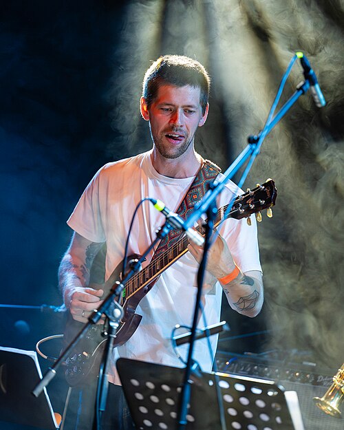 Karl Bjorå with AiR Ole Mofjell at the inaugural Kristiansand Jazzfestival, 2025