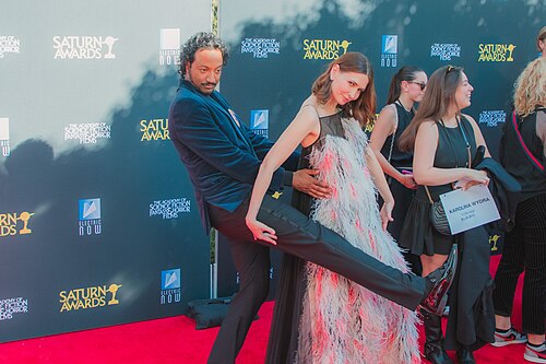 Karolina Wydra & Samba Schutte at the 53rd Saturn Awards