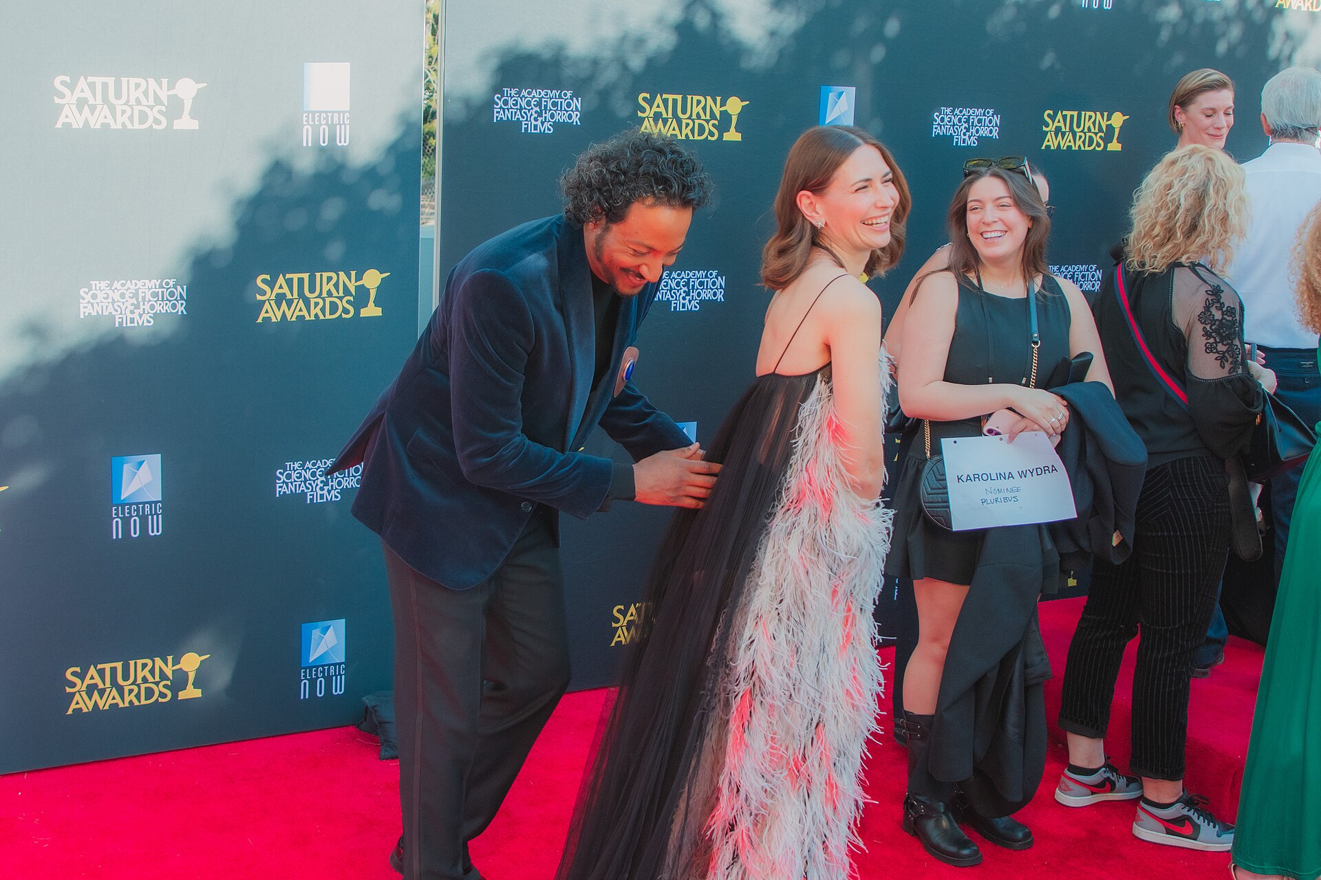 Karolina Wydra & Samba Schutte at the 53rd Saturn Awards