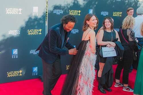 Karolina Wydra & Samba Schutte at the 53rd Saturn Awards