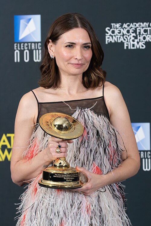 Karolina Wydra, actress, at the 53rd Saturn Awards in Los Angeles, California