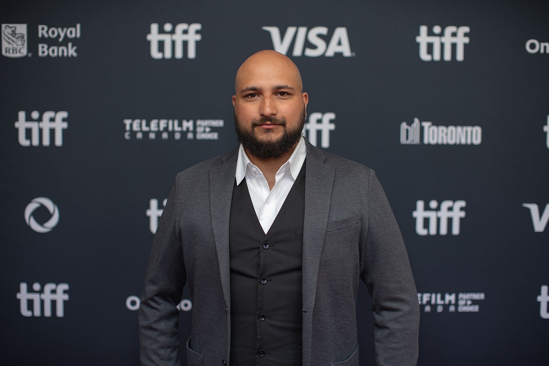 Karthipan Rajakumar, actor and stuntman in 'Little Jaffna', at the 2024 Toronto International Film Festival