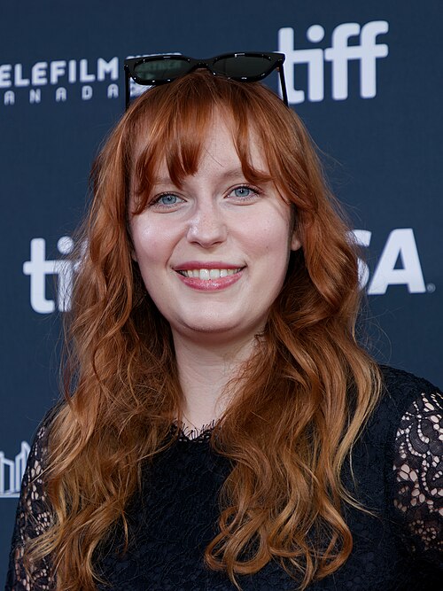 Kat Delby at the 2024 Toronto International Film Festival (TIFF) for the movie Takin' Care of Business.