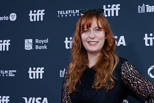 Kat Delby at the 2024 Toronto International Film Festival (TIFF) for the movie Takin' Care of Business.