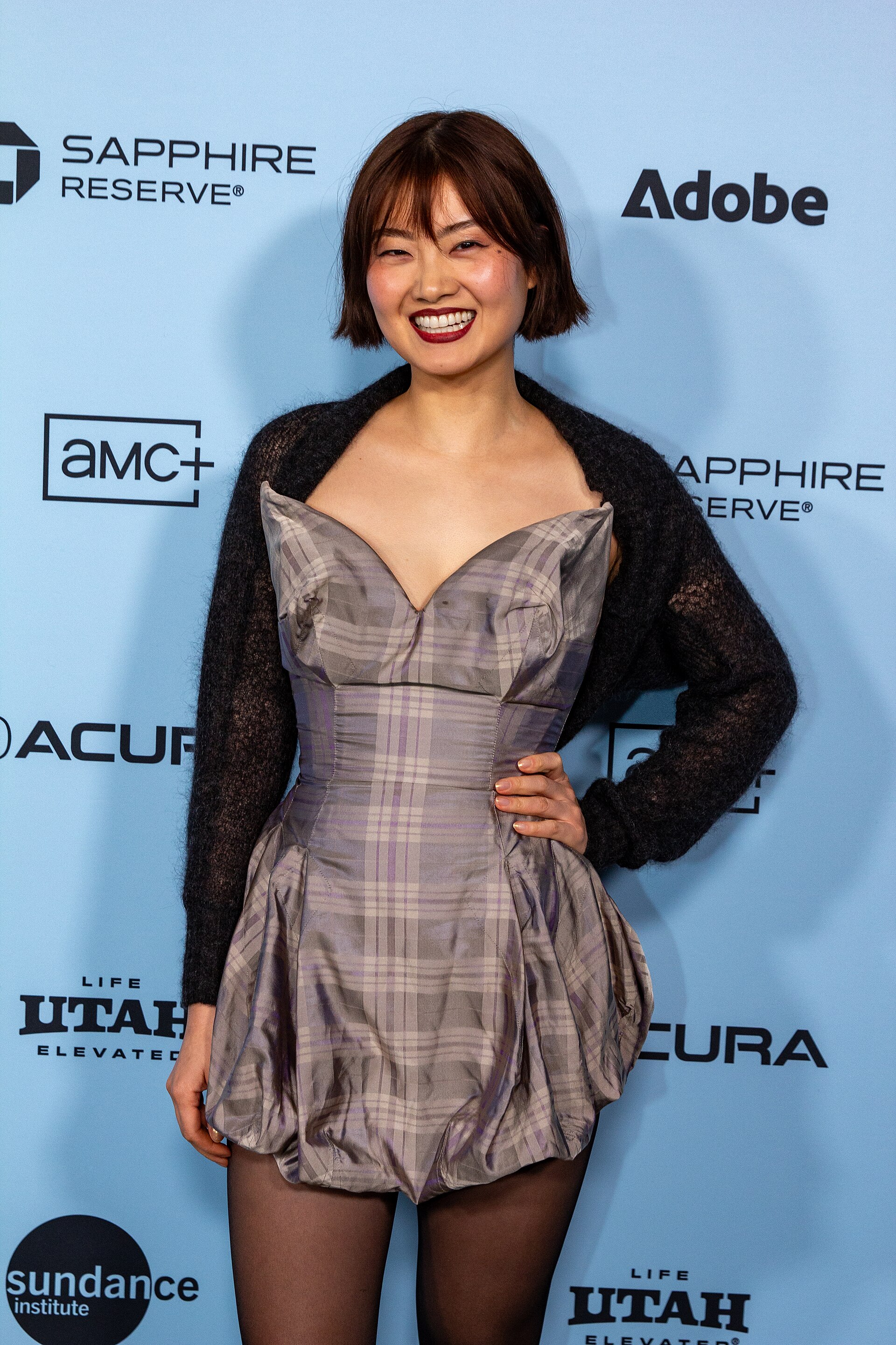 Katarina Zhu, director, at the 2025 Sundance Film Festival for the movie Bunnylovr.