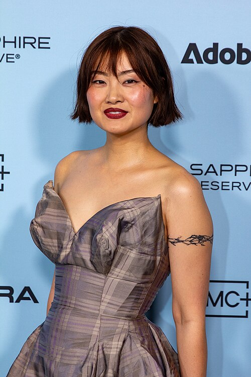 Katarina Zhu, director, at the 2025 Sundance Film Festival for the movie Bunnylovr.