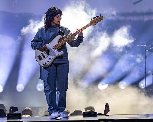 Katarsis, representing Lithuania, performing at Eurovision 2025 in Basel, Switzerland.