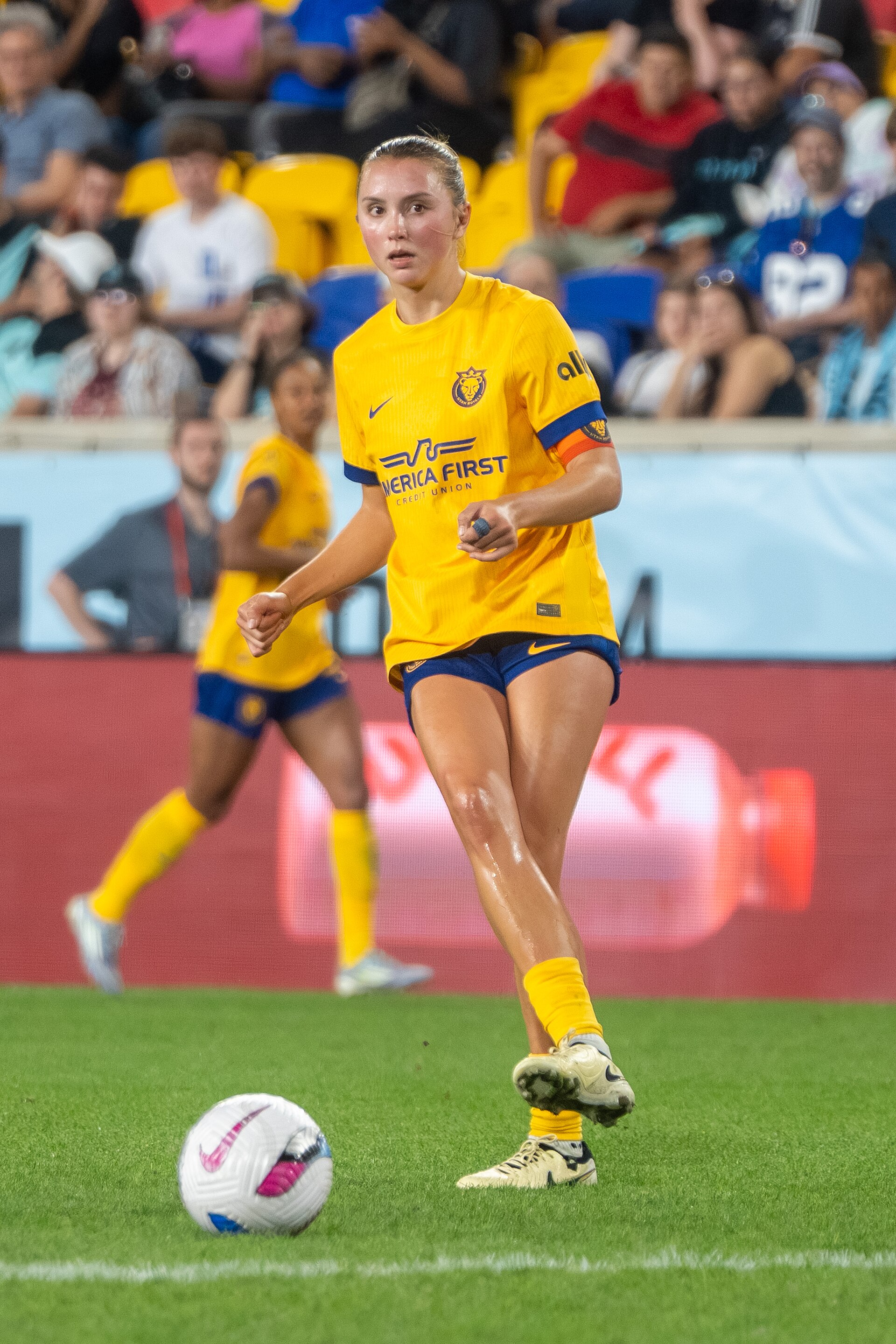 Kate Del Fava during Gotham FC vs Utah Royals on Aug 23 2025