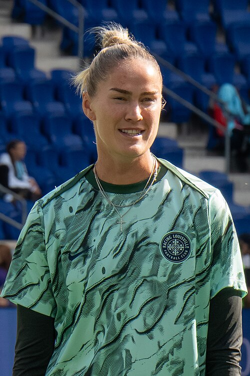 Katie Lund during Gotham FC vs Racing Louisville on Oct 19, 2025