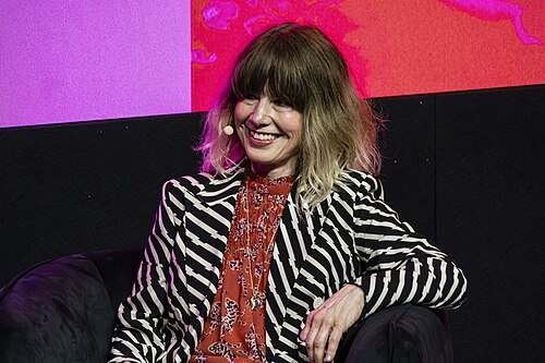 Katie Puckrik, US Broadcaster, writer & performer, at the SXSW London festival hosted in London, England during June 2025.