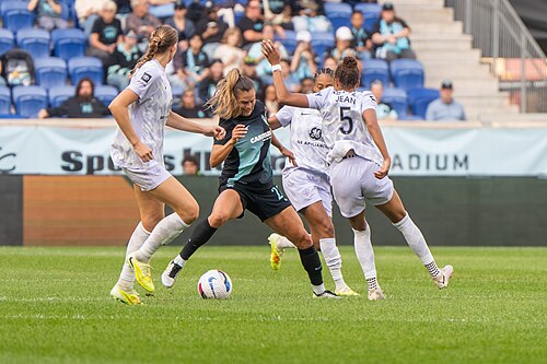 Katie Stengel during Gotham FC vs Racing Louisville on Oct 19, 2025