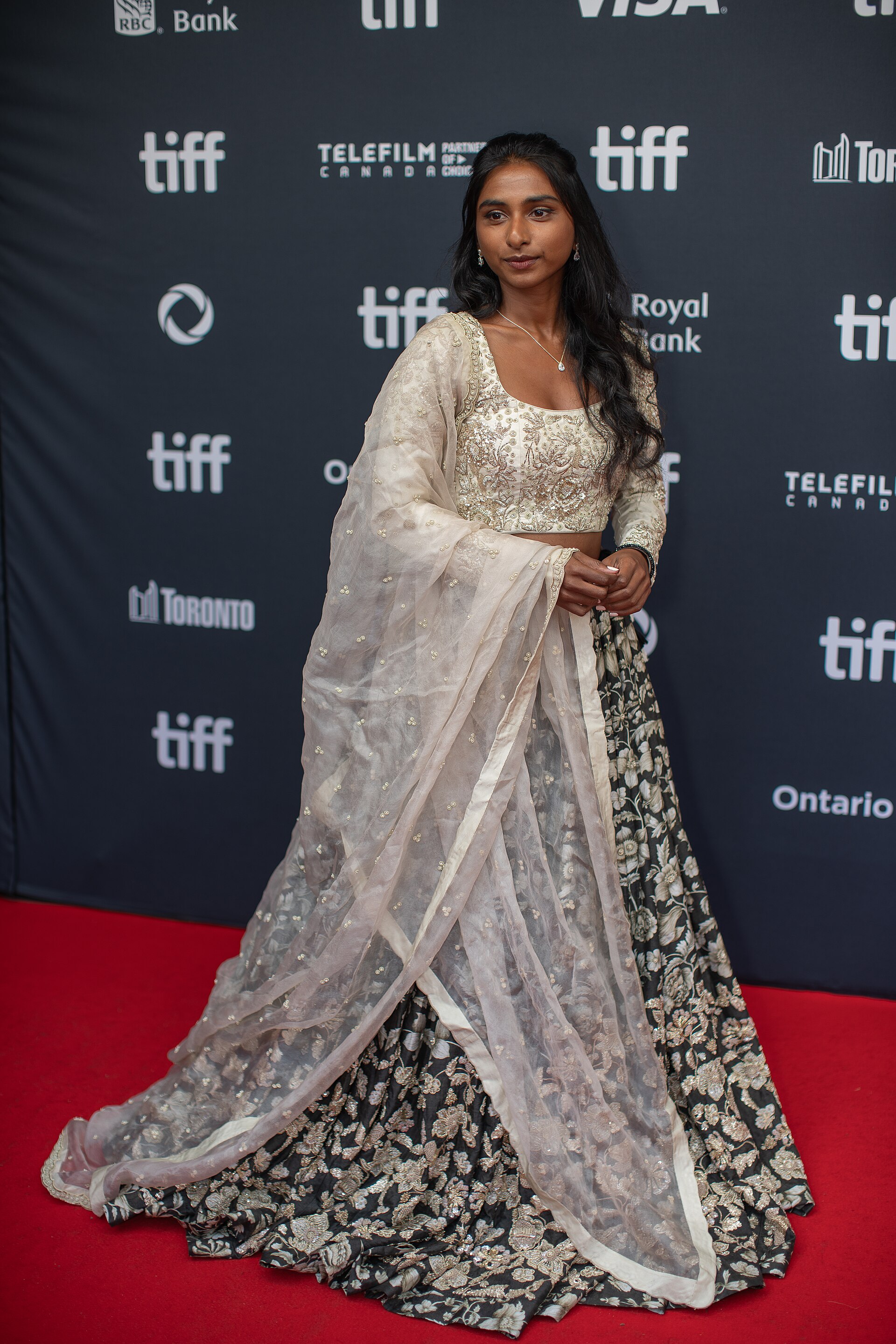 Kawsie Chandra, actor in 'Little Jaffna', at the 2024 Toronto International Film Festival