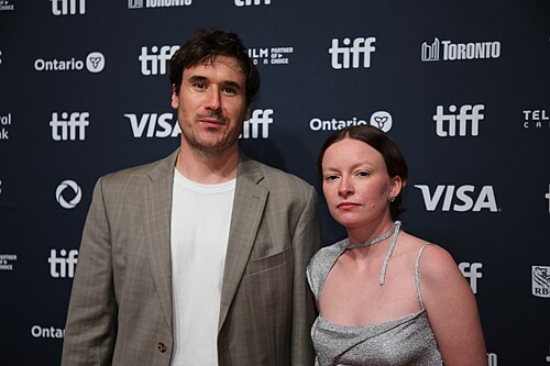 Kazik Radwanski and Deragh Campbell at the 2024 Toronto International Film Festival (TIFF) for the movie