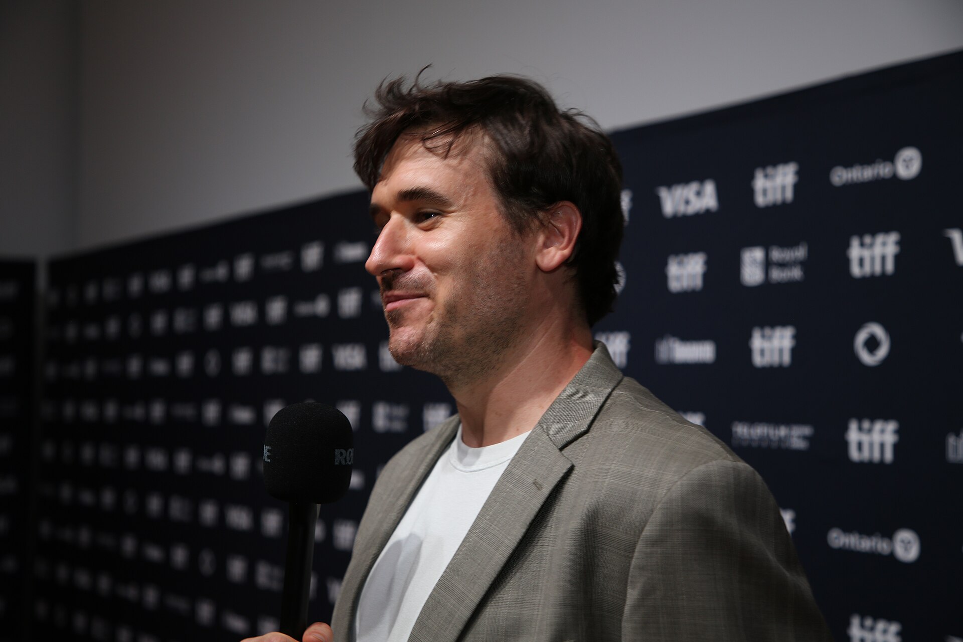 Kazik Radwanski, director, at the 2024 Toronto International Film Festival (TIFF) for the movie Matt and Mara.