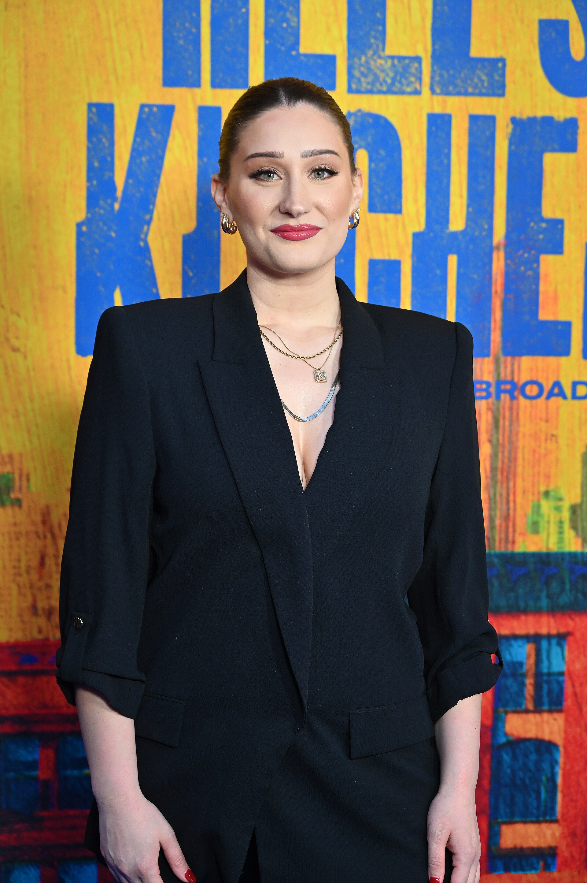 Cast member Kelsee Kimmel at the first anniversary celebration for "Hell's Kitchen" on Broadway, April 2025