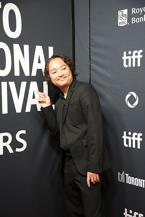 Kenichi Ugana, director, at the 2024 Toronto International Film Festival (TIFF) for the movie The Gesuidouz.