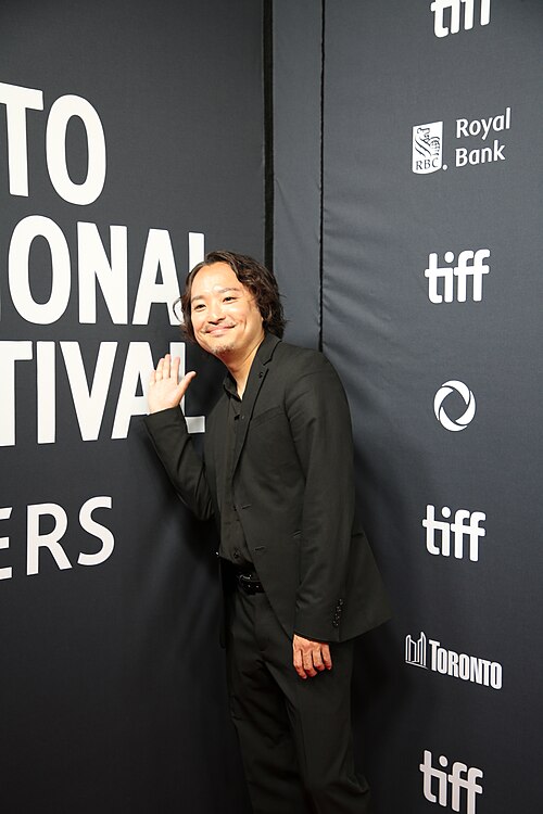 Kenichi Ugana, director, at the 2024 Toronto International Film Festival (TIFF) for the movie The Gesuidouz.