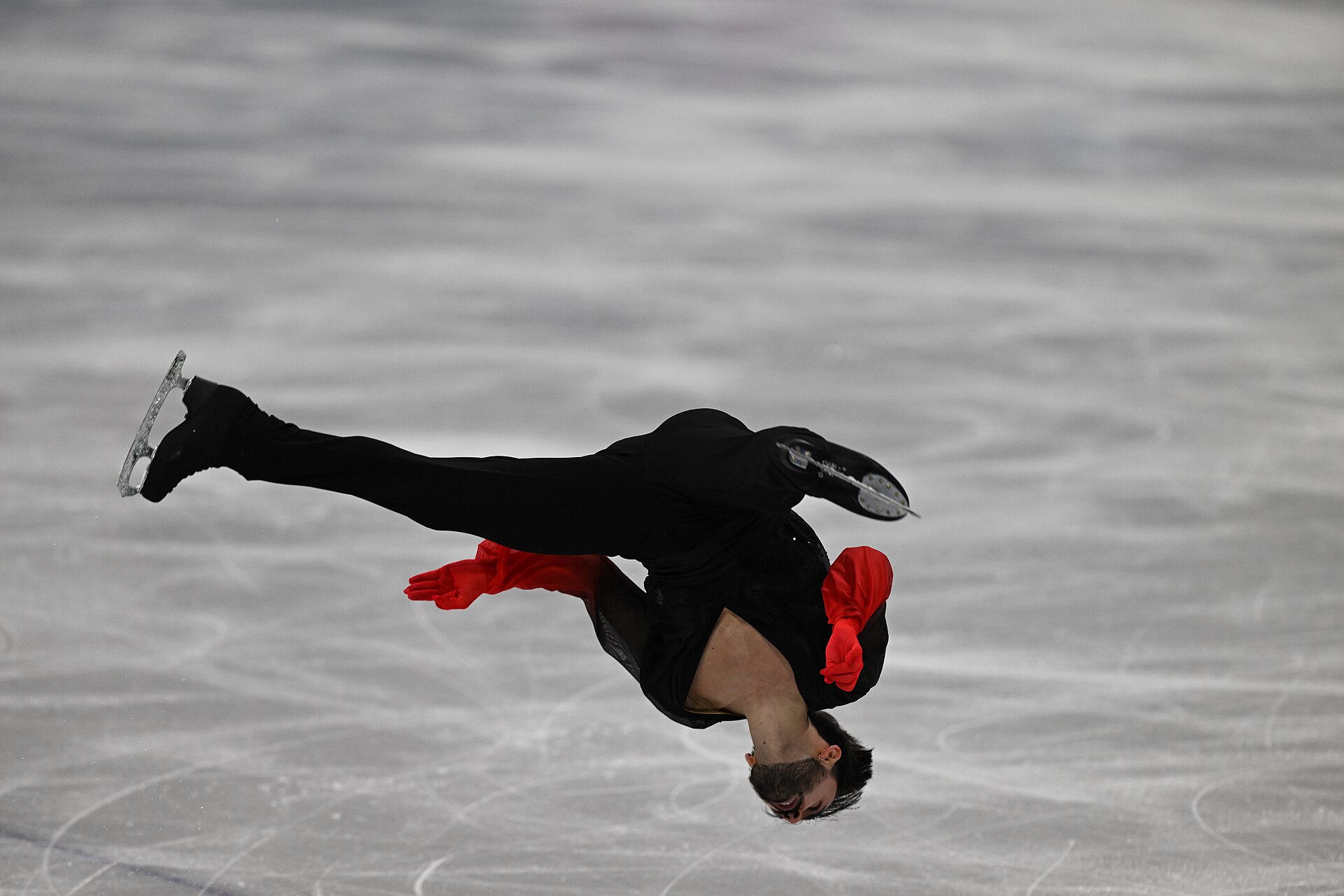 MILAN, ITALY - 13 FEBRUARY 2026: Kevin AYMOZ of France competes during the Figure Skating Men Single Skating Free Skating at the Olympic Winter Games Milano Cortina 2026 Milano Ice Skating Arena on February 13, 2026 in Milan, Italy