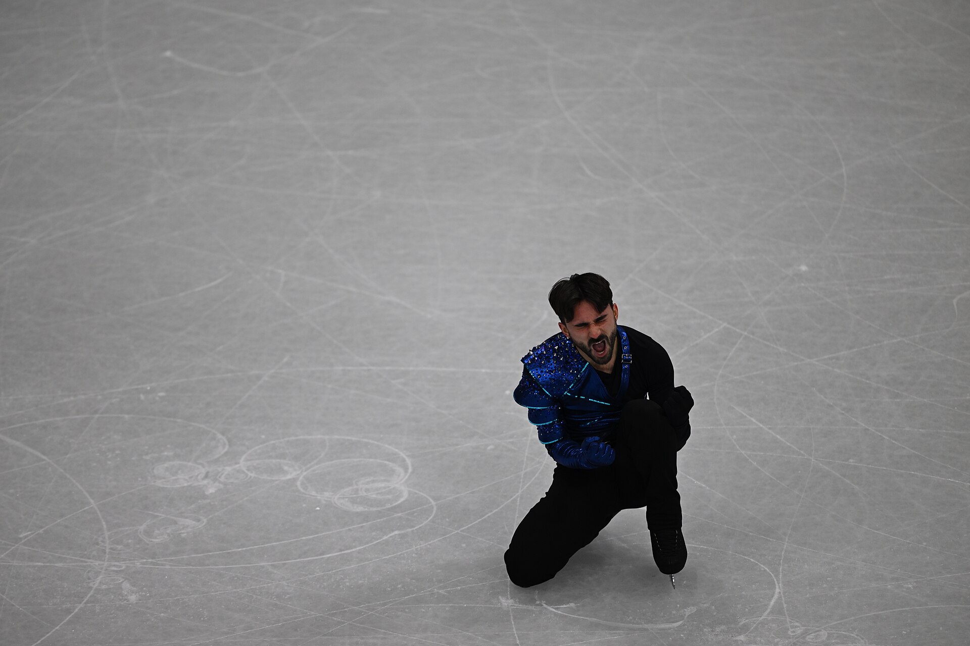 MILAN, ITALY - 07 FEBRUARY 2026: Kevin Aymoz of France compete during the Figure Skating Team Event Men Single Skating-Short Program at the Olympic Winter Games Milano Cortina 2026  Milano Ice Skating Arena on February 07, 2026 in Milan, Italy