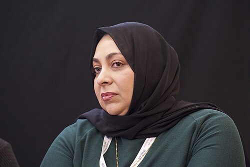 Khadija Patel speaking at the International Journalism Festival 2024 In Perugia, Italy as part of a panel called “Decolonizing Journalism—Africa: exploring new news (why news doesn’t have to be bad).” Patel is head of programmes of The International Fund for Public Interest Media and the former editor-in-chief of the Mail & Guardian in South Africa.