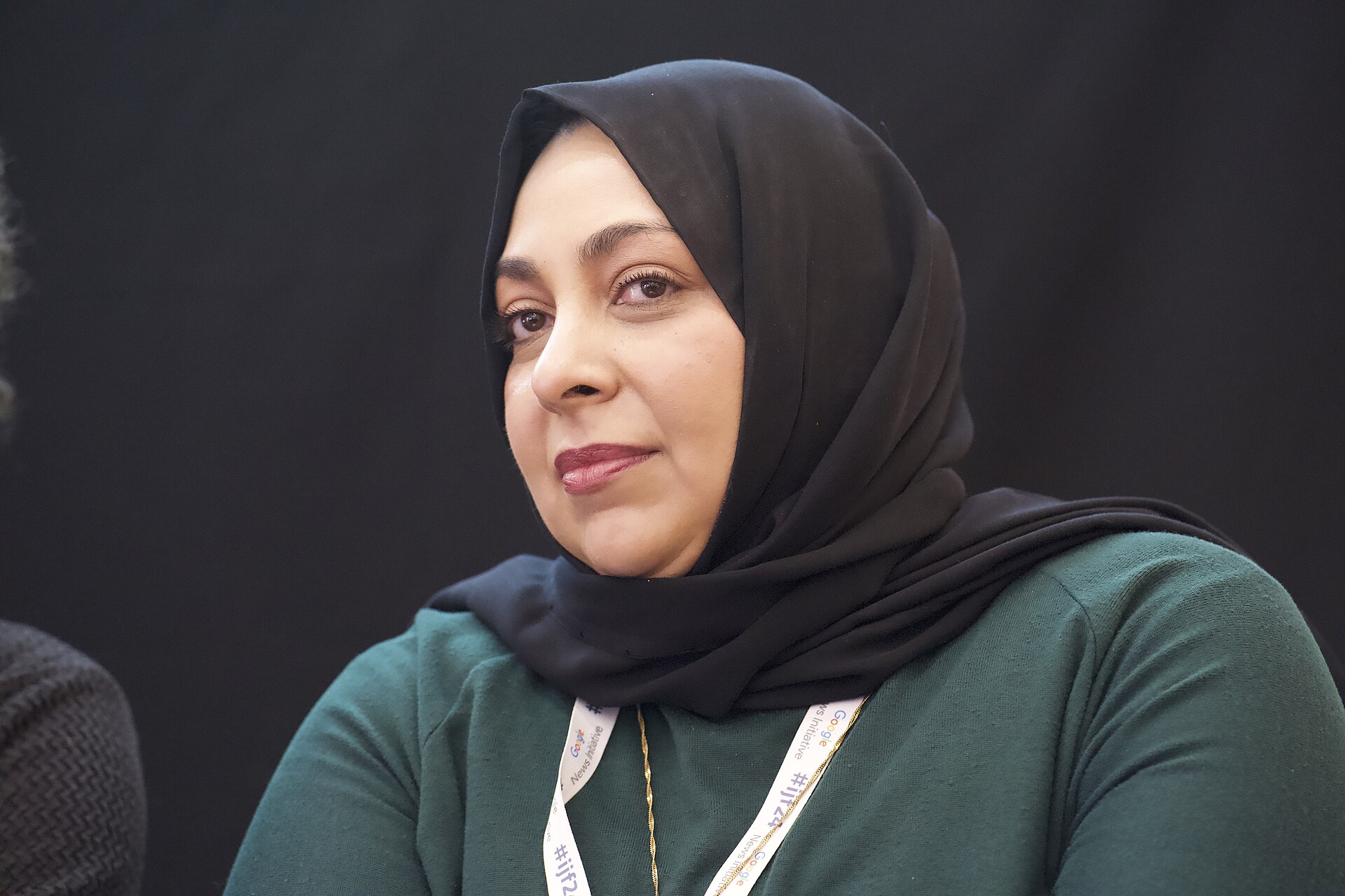 Khadija Patel speaking at the International Journalism Festival 2024 In Perugia, Italy as part of a panel called “Decolonizing Journalism—Africa: exploring new news (why news doesn’t have to be bad).” Patel is head of programmes of The International Fund for Public Interest Media and the former editor-in-chief of the Mail & Guardian in South Africa.