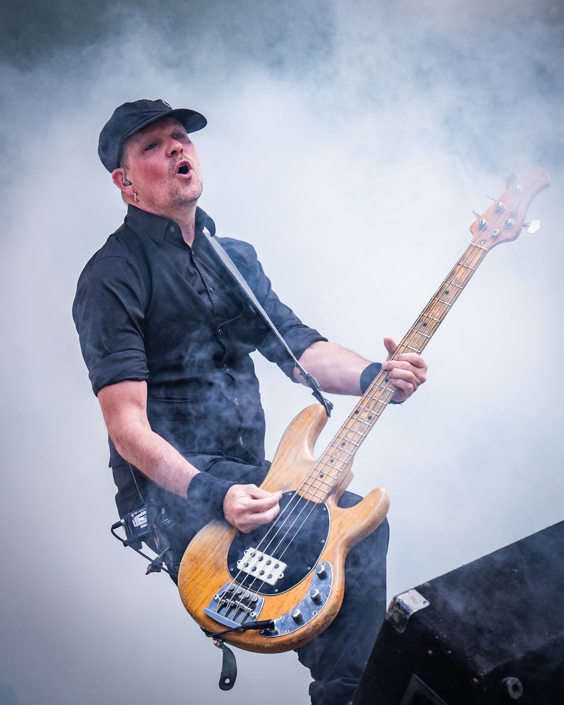 Kim Ljung med Seigmen på festivalen Ravnedalen Live i Kristiansand, 2024