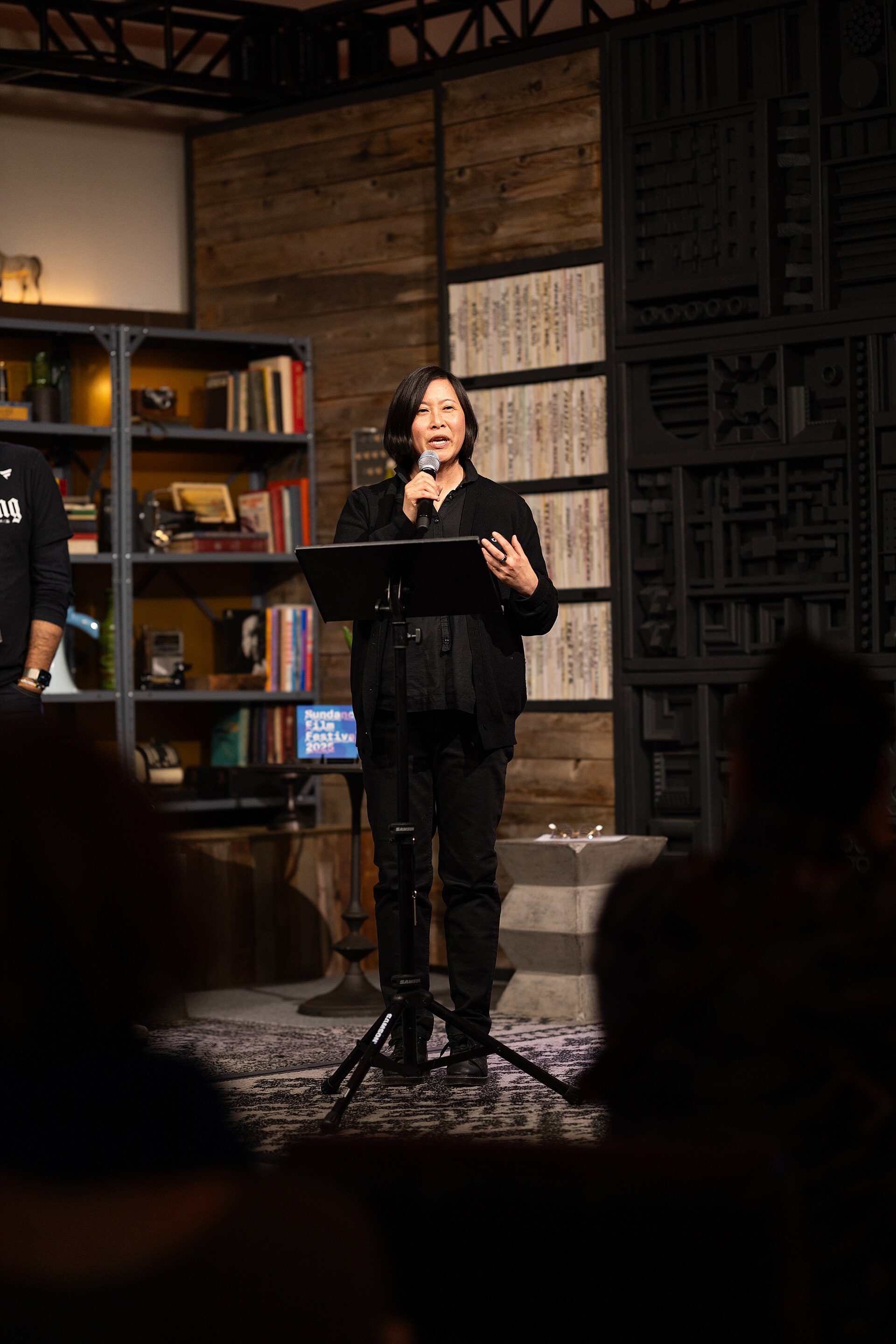 Kim Yutani at the opening press gathering for Sundance 2025.